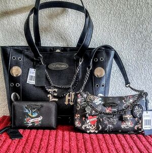 NWT ED HARDY THREE PIECE SET